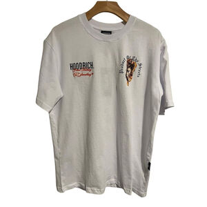 Hoodrich T-Shirt Men's Size M OG Vici Tee Graphic White Crew Neck Casual NEW